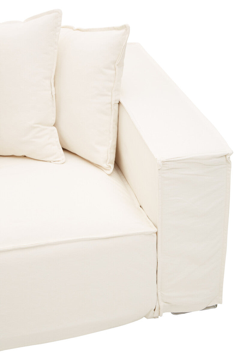3 Seater Cream Sofa, Marseille