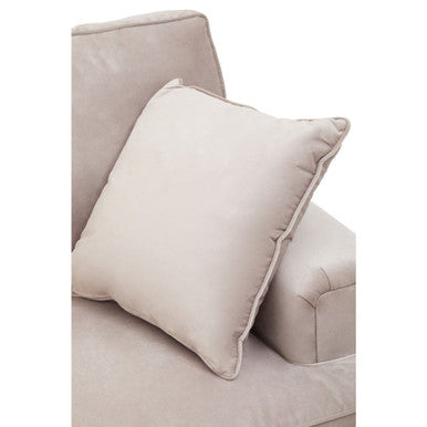 2 Seater Mink Velvet Sofa, Ralph