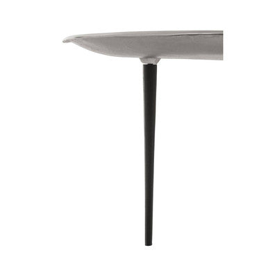 Silver Oak Effect Top Coffee Tables with Black Legs, Silva