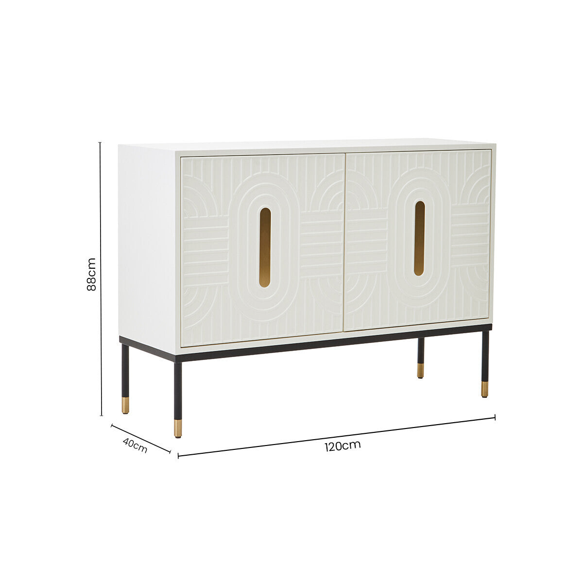 Danta Off White 2 Door Sideboard