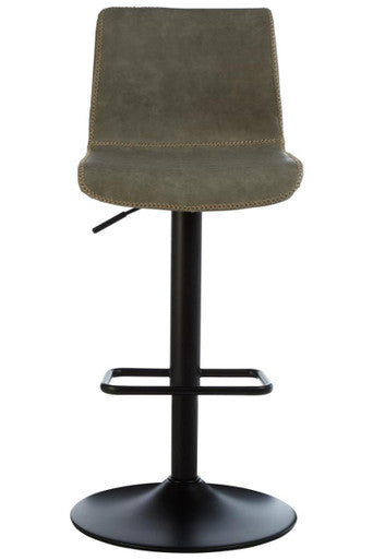 Dalston Set Of Two High Back Ash Bar Stools