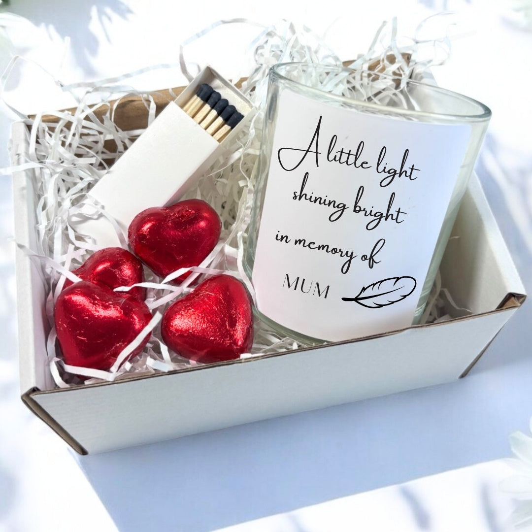 Personalised Memorial Candle Gift Set | Friend, Family