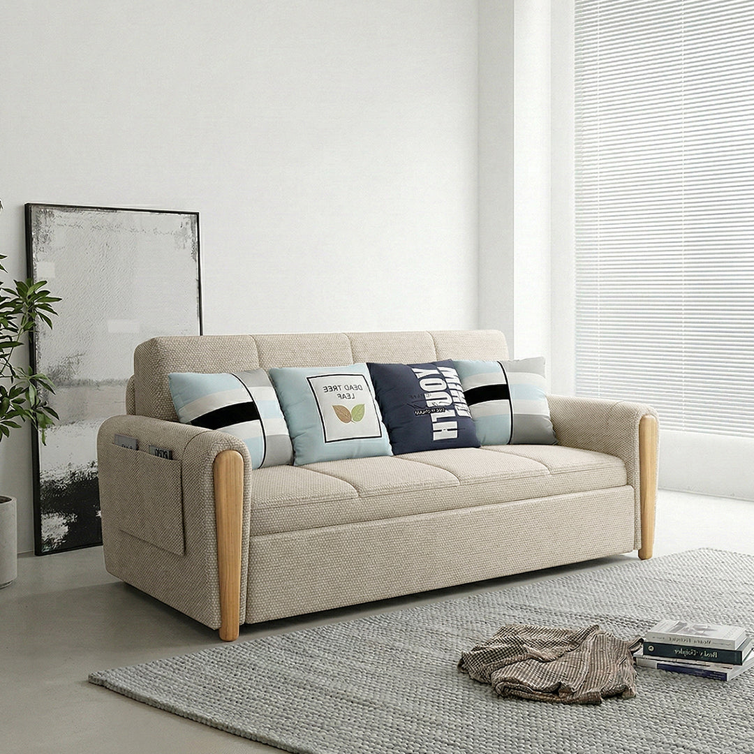 Mavis Two Seater Sofa Bed, Dark Grey