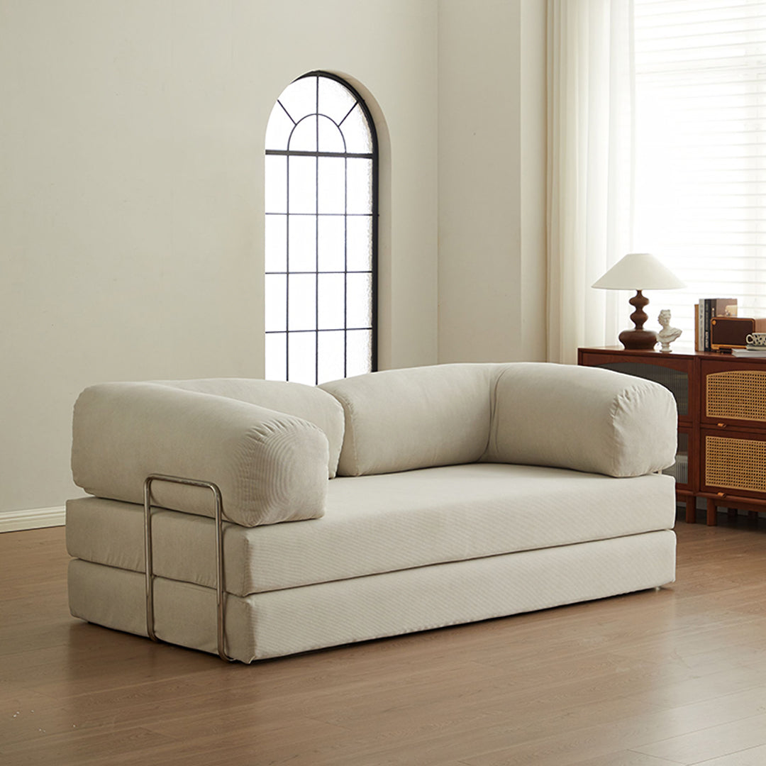 Yamada Foldable Lazy Sofa Bed, Linen