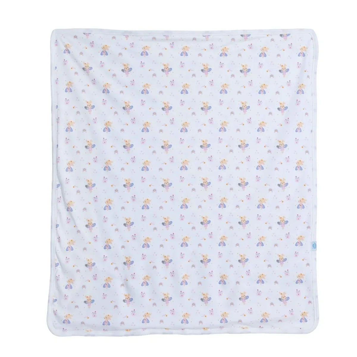 Little Dreams Bunny Print Jersey Baby Blanket (80 x 90 cm)