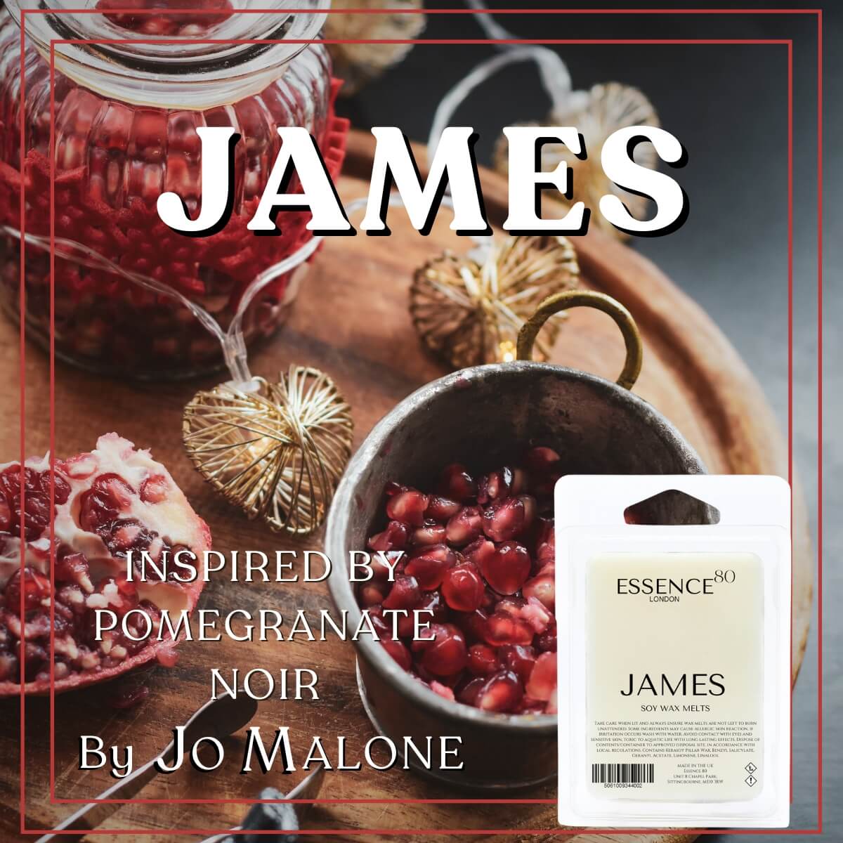 Inspired by Pomegranate Noir by Jo Malone - James Wax Melts