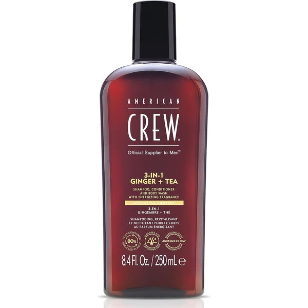 American Crew 3-In-1 Ginger + Tea Shampoo 250ml