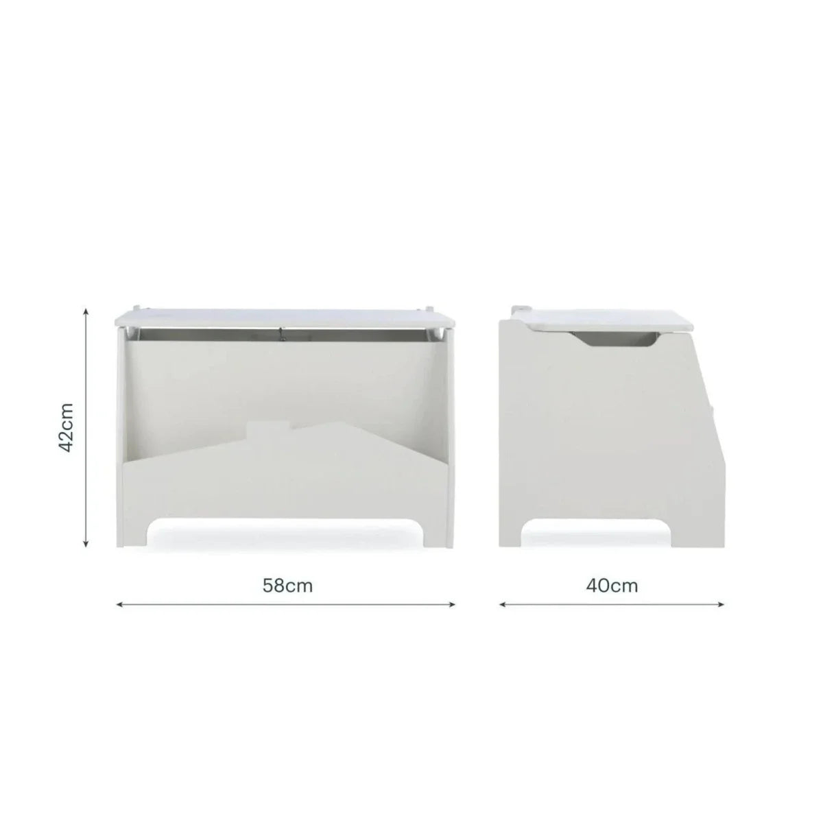 CuddleCo Play House Storage Box - Pebble