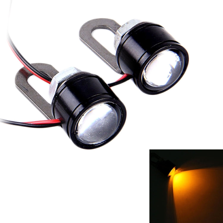 2 PCS 12V 3W Eagle Eyes LED Strobe Light For Motorcycle ,Wire Length: 90cm, Wire Length: 90cm
