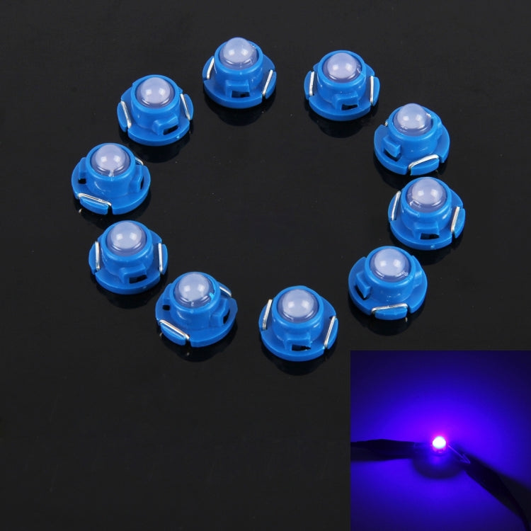 10PCS 2W T4.7 Wedge Instrument Panel LED Light Dashboard Gauge Cluster Indicator Lamp Bulb, 2W T4.7, 2W T4.7