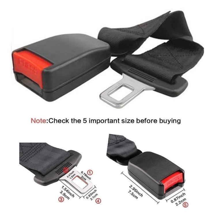 Car Seat Belt Extension Strap 25cm
