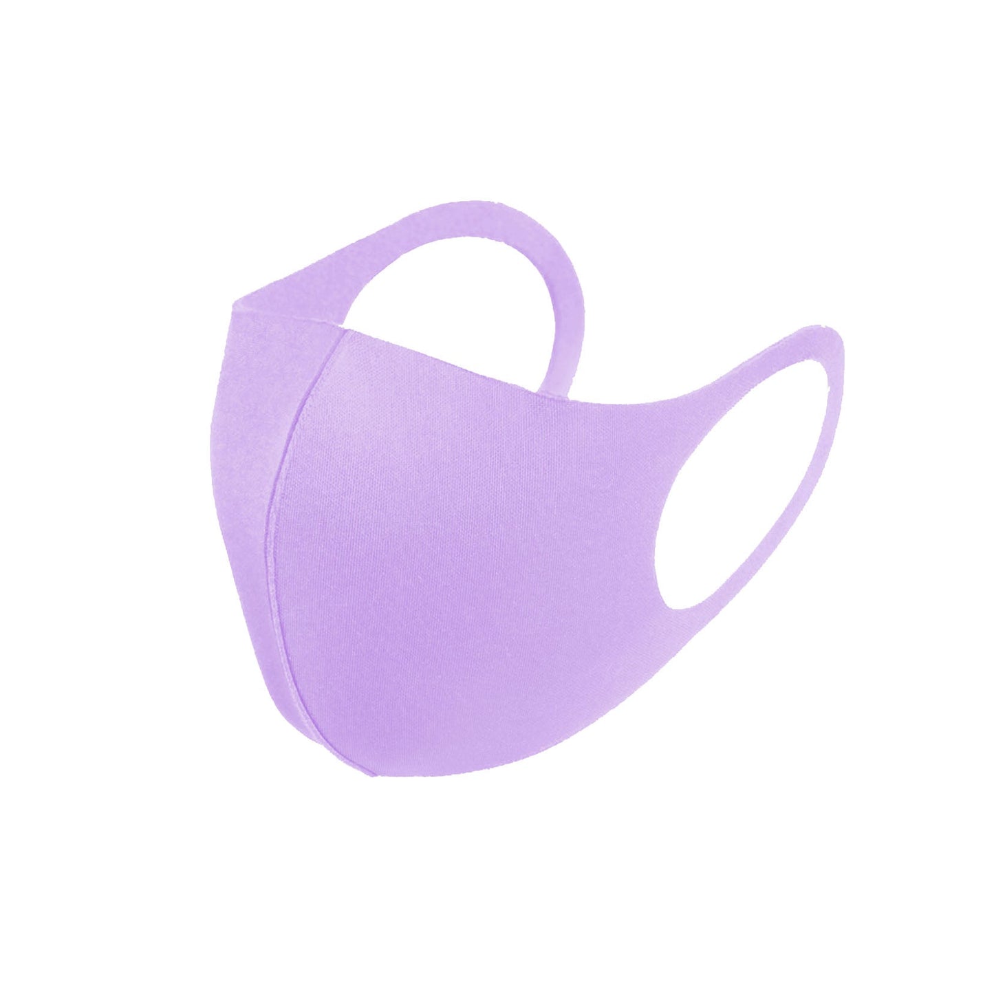6 PackSmall Childrens Kids Lilac Purple Reusable Fabric Face Masks Covering Washable Adult Size