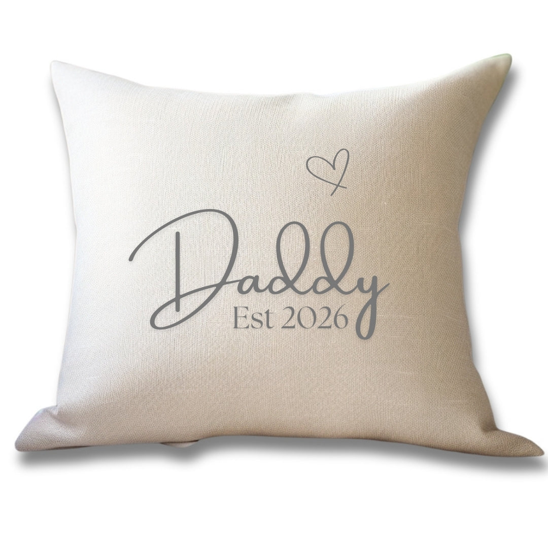 Personalised Cushion for Dad – Add Your Own Message Gift