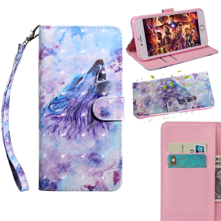 3D Painting Pattern Coloured Drawing Horizontal Flip TPU + PU Leather Case with Holder & Card Slots & Wallet, For Galaxy A10, For Galaxy A20 / A30