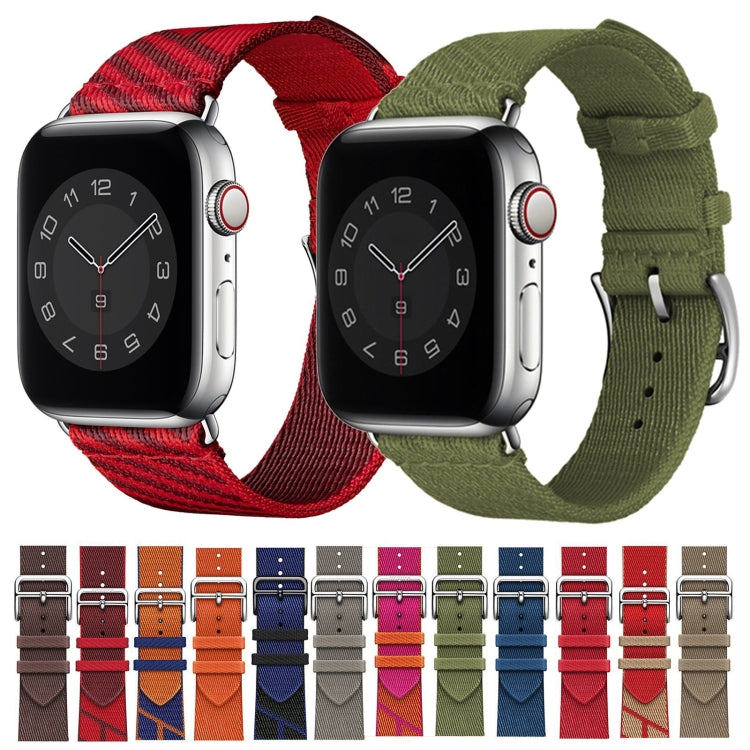 Two-color Nylon Braid Replacement Wrist Strap Watchband, For Apple Watch Series 7 41mm / & 6 & SE & 5 & 4 40mm, For Apple Watch Series 7 45mm / & 6 & SE & 5 & 4 44mm