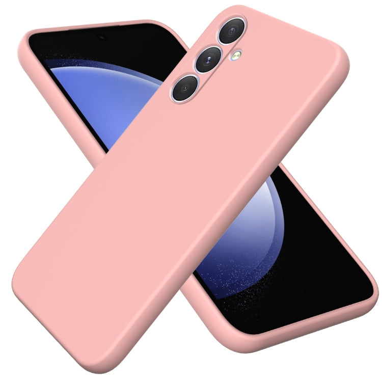 Solid Color Liquid Silicone Dropproof Full Coverage Phone Case, For Samsung Galaxy S24 5G, For Samsung Galaxy A54 5G