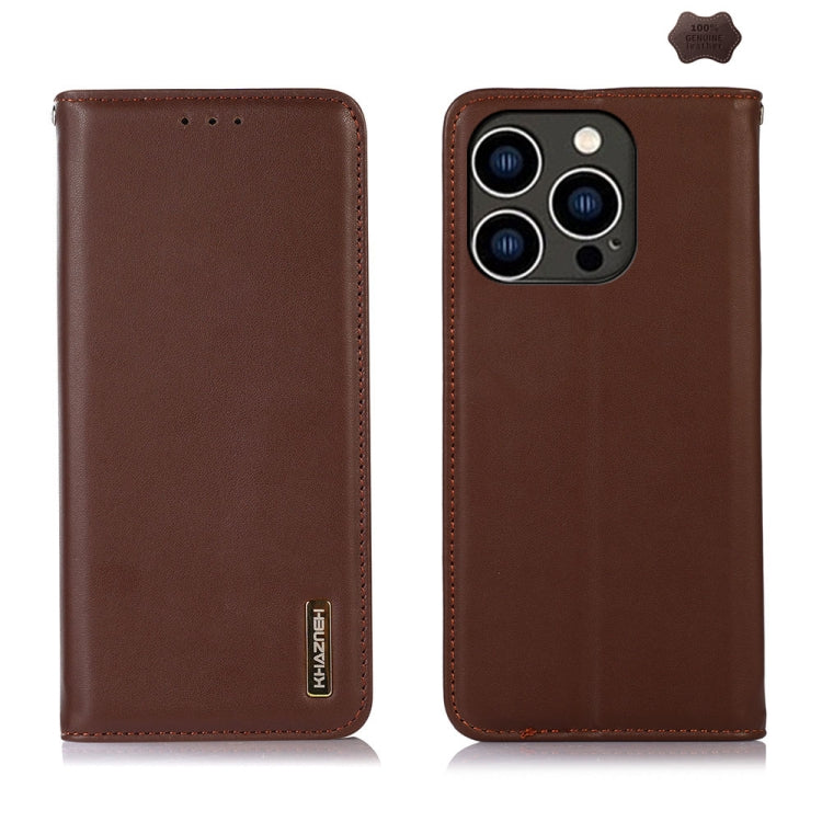 KHAZNEH Nappa Top Layer Cowhide Leather Phone Case, For iPhone 17 Pro Max, For iPhone 16e / 17e, For iPhone 17 Pro, For iPhone 17, For iPhone Air, For iPhone 16e, For iPhone 16 Pro Max