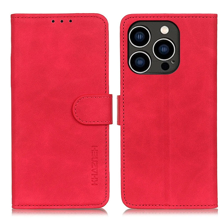KHAZNEH Retro Texture Leather Phone Case, For iPhone 18 Pro / 17 Pro, For iPhone 18 Pro Max/17 Pro Max, For iPhone 16e / 17e, For iPhone 17, For iPhone Air, For iPhone 16 Pro Max