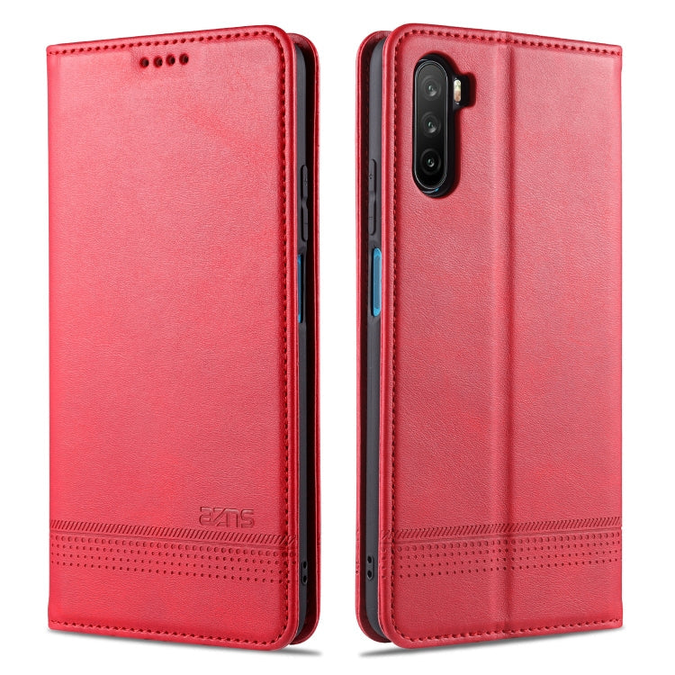 AZNS Magnetic Calf Texture Horizontal Flip Leather Case with Card Slots & Holder & Wallet, For Samsung Galaxy S20+