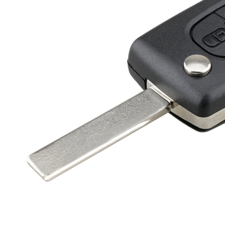 Car 3-button Folding Key Shell Remote Control Case for Peugeot / Citroen, For Peugeot
