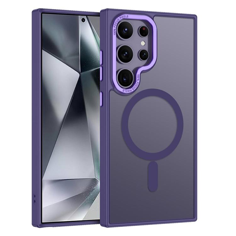 XDcase Metal Lens Frame Skin Feel Magnetic Phone Case, For Samsung Galaxy S25 5G, For Samsung Galaxy S25+ 5G, For Samsung Galaxy S25 Ultra 5G, For Samsung Galaxy S24 Ultra 5G
