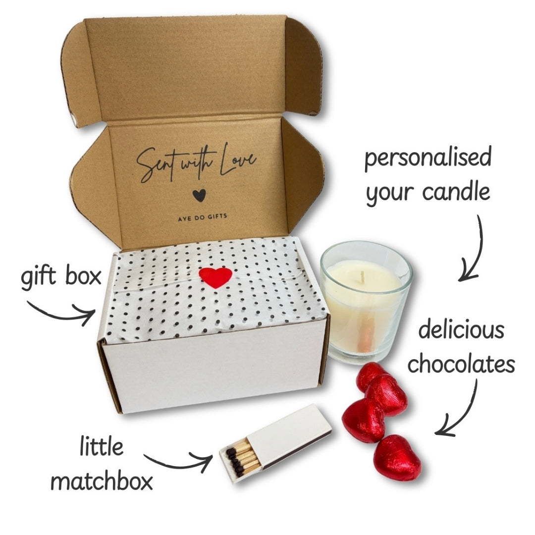 Personalised I Love You Candle | Mum, Grandma, Auntie