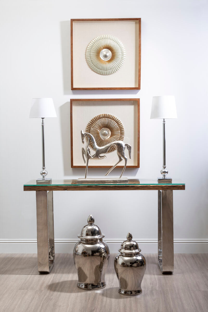 Kensington Townhouse Small Ceramic Silver Jar