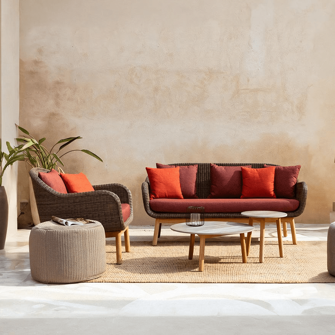 Julii Rattan Single Sofa, Two Seater Sofa, Outdoor Furniture