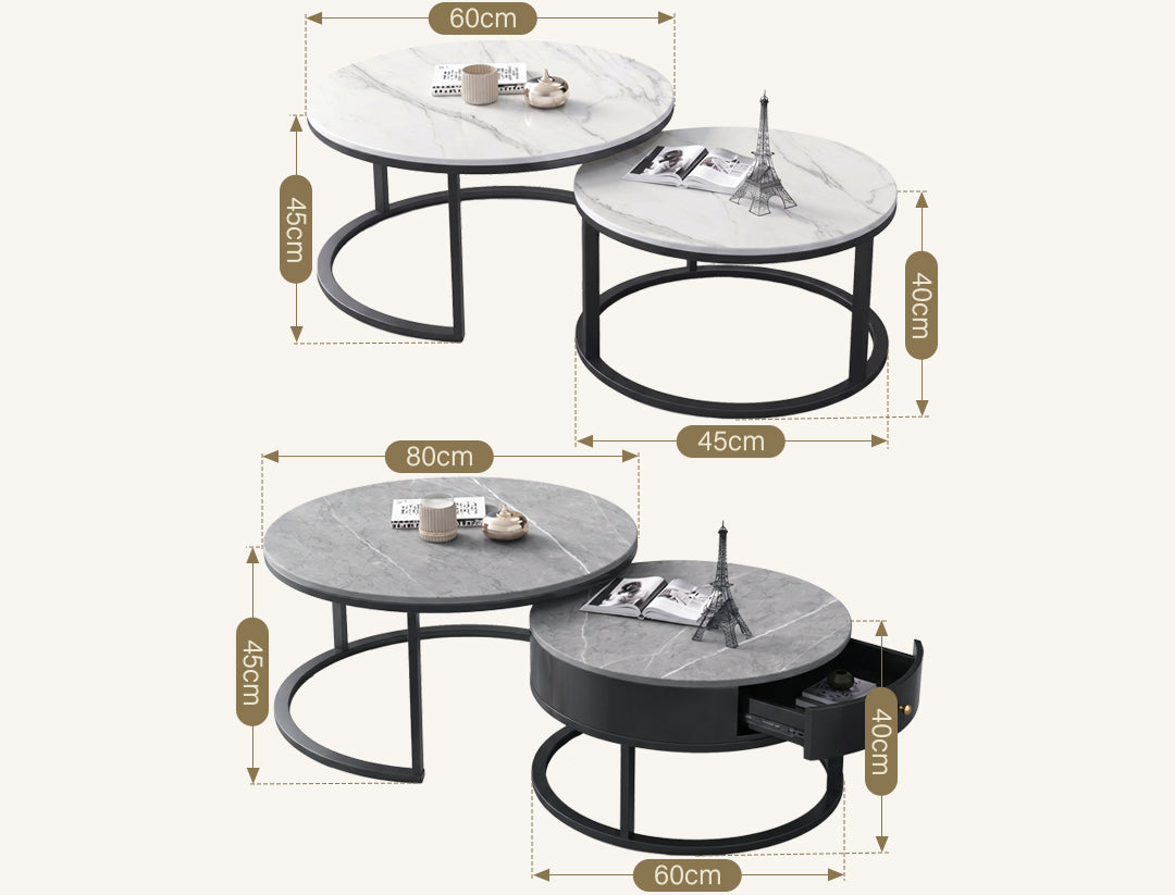 Leslie Nesting Coffee Table