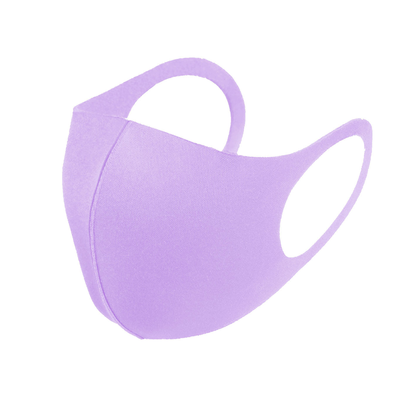 6 Pack Purple Lilac Reusable Fabric Face Masks Covering Washable Adult Size