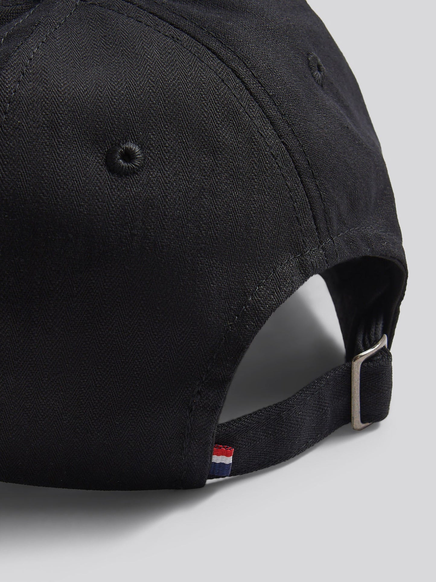 Mens Herringbone Cap in Black