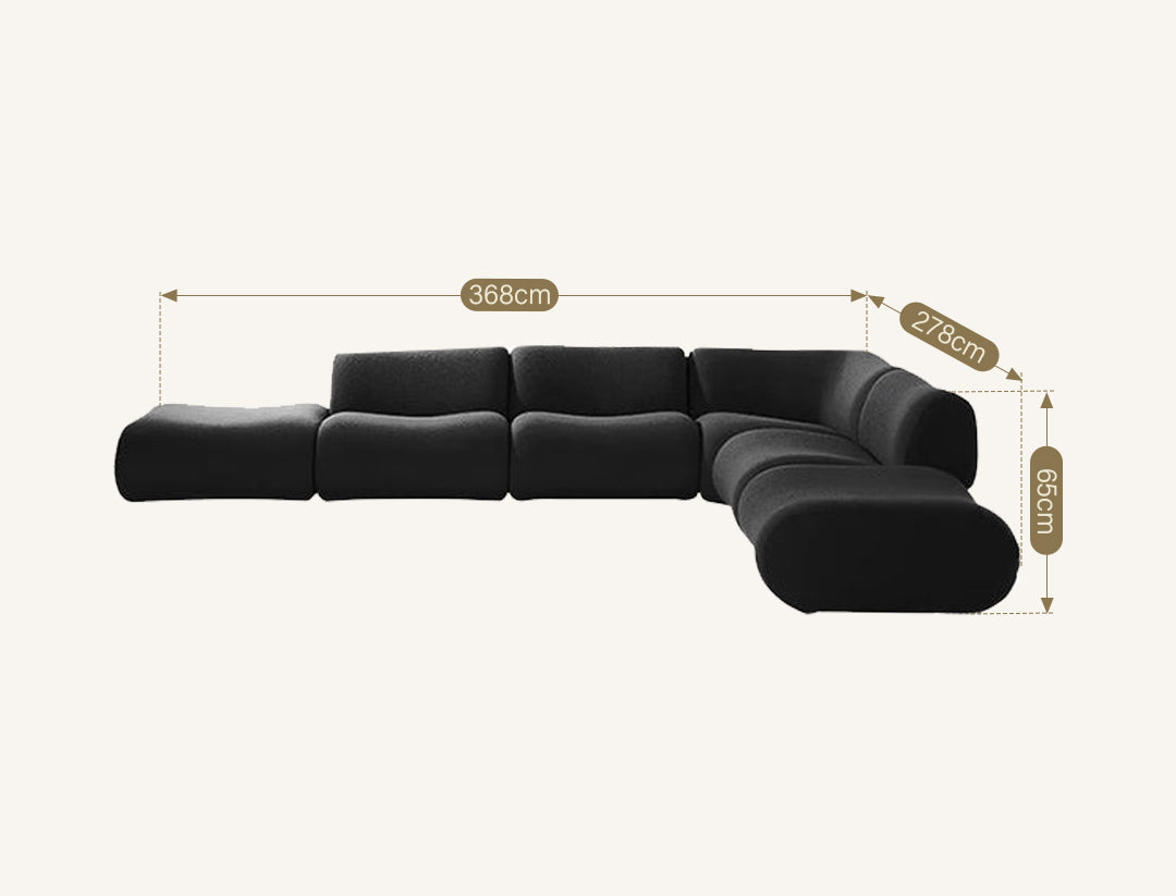 Matuszewski Modular Sofa, Two Seater, Three Seater, Boucle