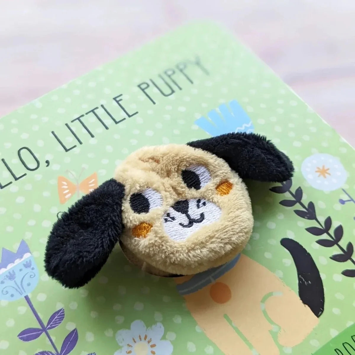 North Parade Publishing Hello Little Puppy Finger Puppet Book