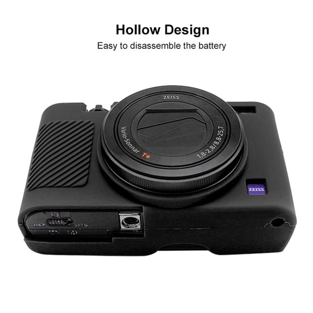 PULUZ Silicone Case for Sony RX100 III IV V – Black Camera Cover