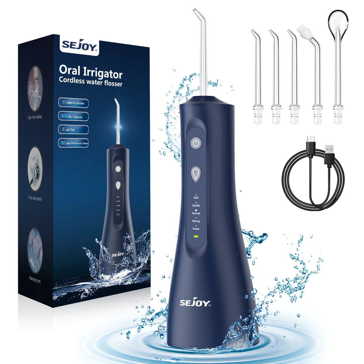 Water Flosser Professional For Teeth, Gums, Braces, Dental Care, Electric Power