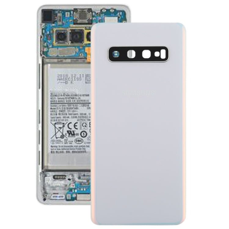 For Galaxy S10 Battery Back Cover with Camera Lens Frame, For Samsung Galaxy S10(Lens), For Samsung Galaxy S10 (with Lens), For Samsung Galaxy S10, For Galaxy S10(with Lens)