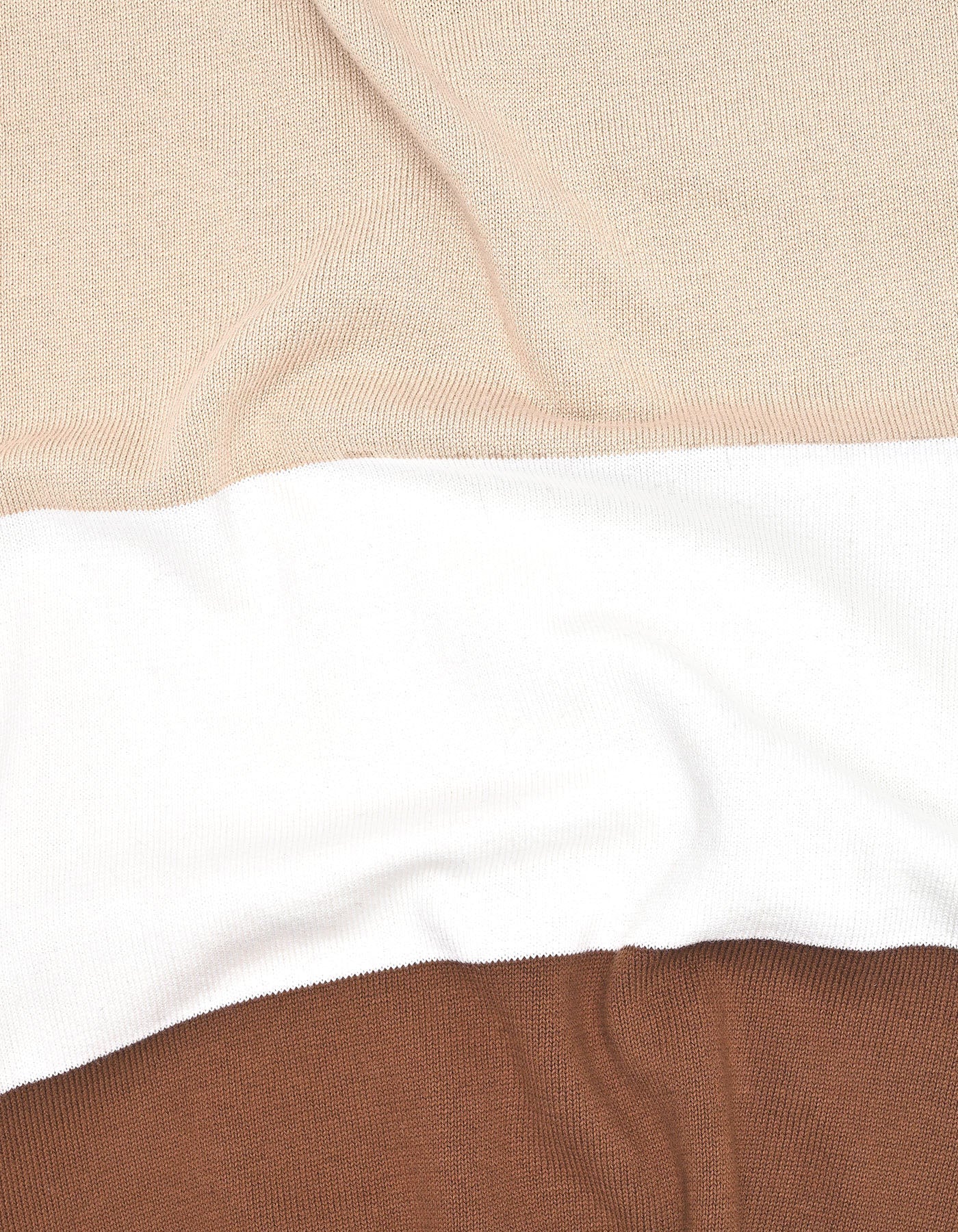 Striped Knitted Polo Shirt