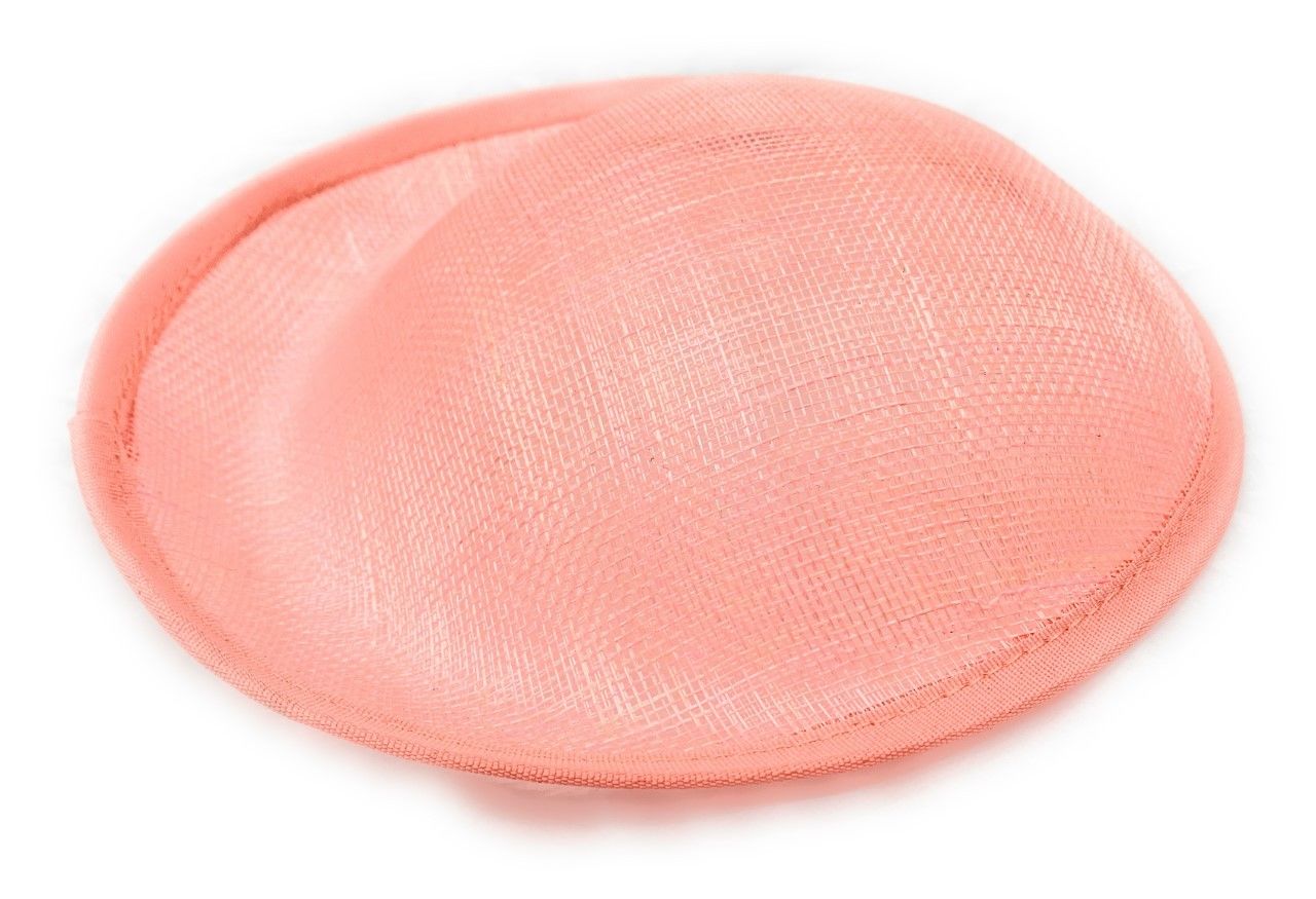 20cm Round Sinamay Dipped Fascinator Base Hat Saucer