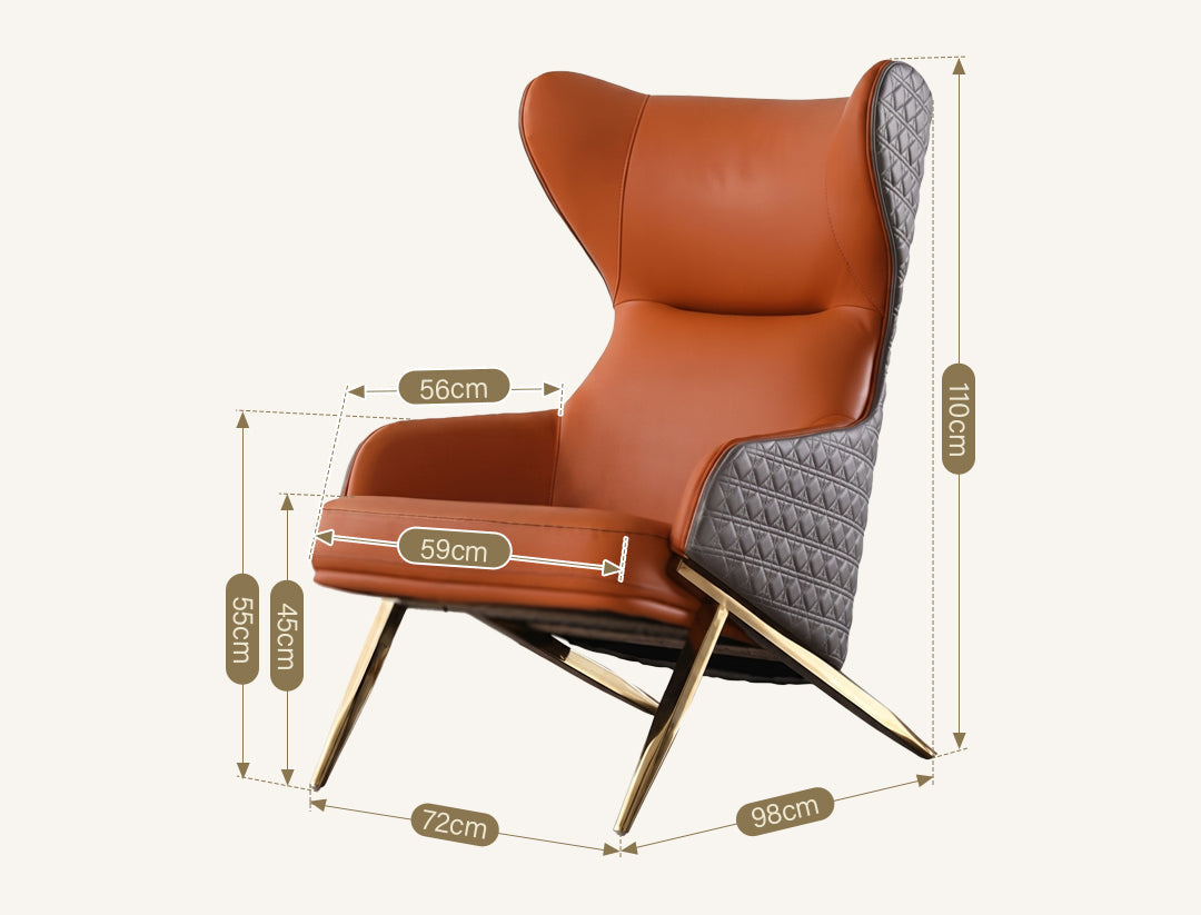 Tige Accent Armchair, Leather