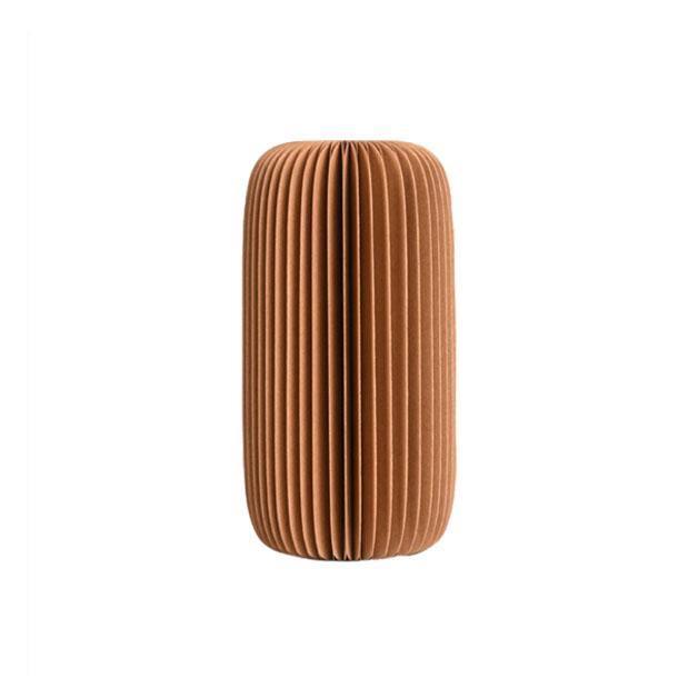 Accordion Vase, Kraft Paper