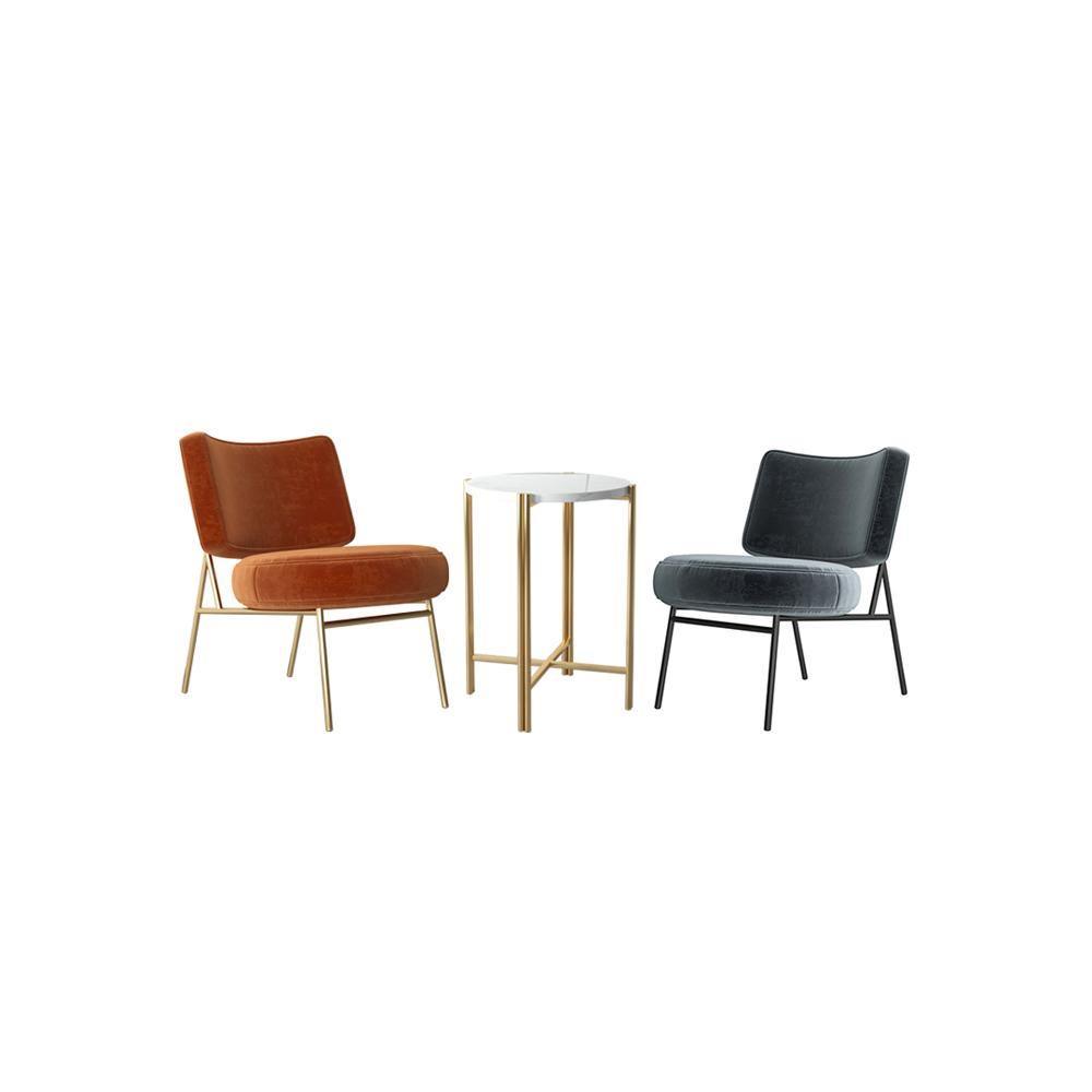 Aron Dining Chair, Velvet