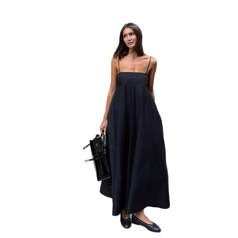 Dress Women's Summer High-grade Sleeveless Backless