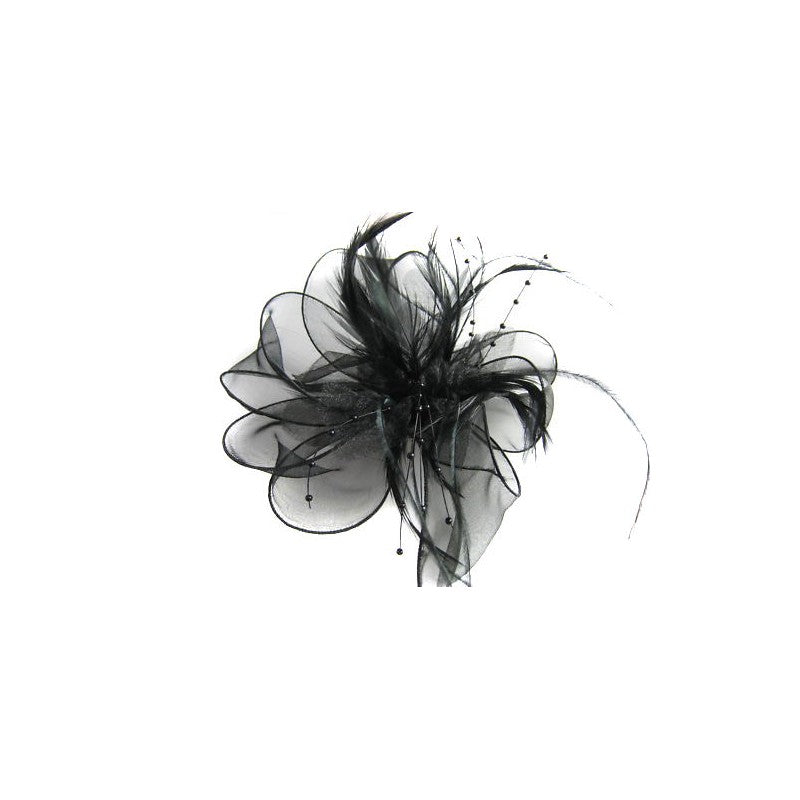 Chiffon Mix Fascinator on Headband and Clip fro Weddings