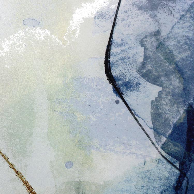Blue Framed Wall Art Print 70*70cm