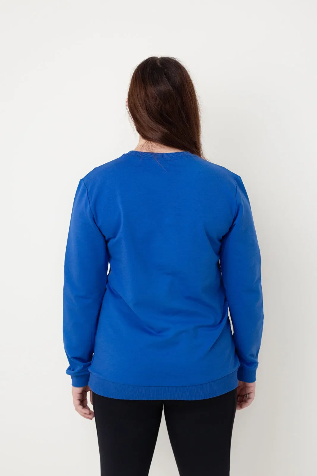 Latched Nursing Crew Sweatshirt - Blue