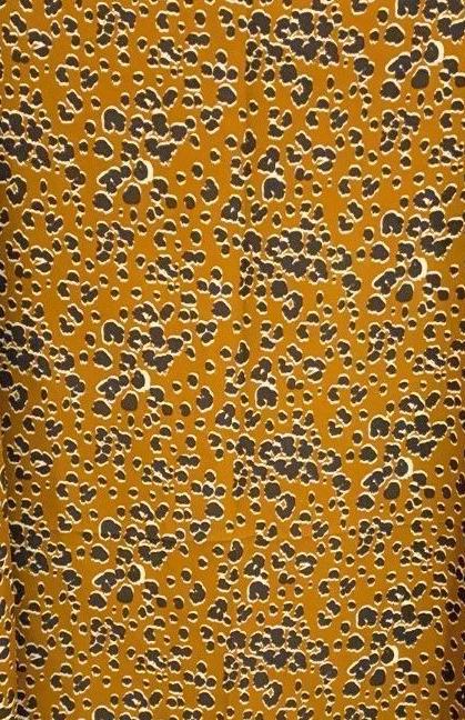 Mustard Yellow Leopard Scarf Thin Silky Womens Summer Spring
