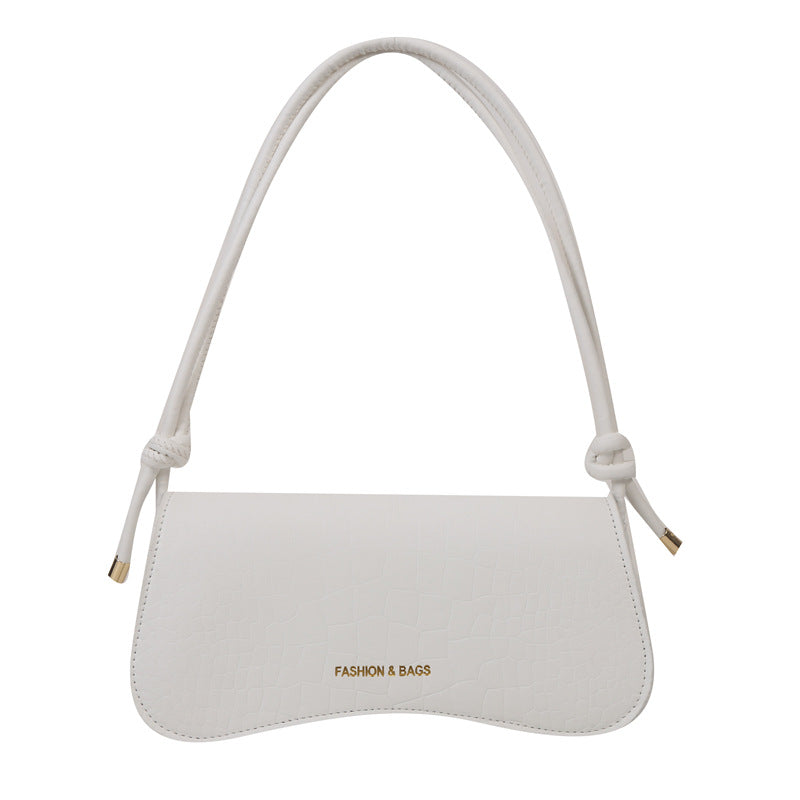 Summer Minimalist PU Underarm Bag Chic Solid Color Square Shoulder Purse Versatile Crossbody Tote For Women Elegant Office
