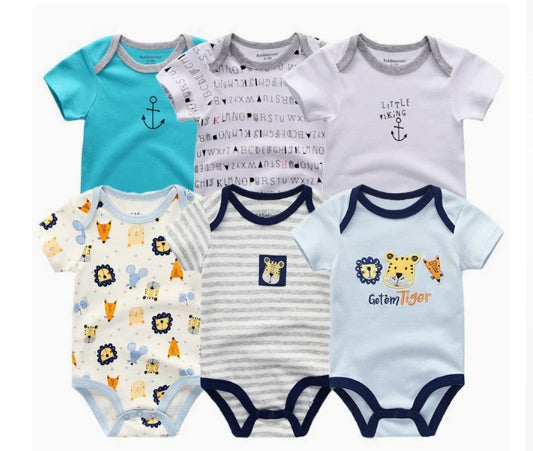 Baby Onesie Cotton Crawling Suit Breathable Baby Ha Clothes