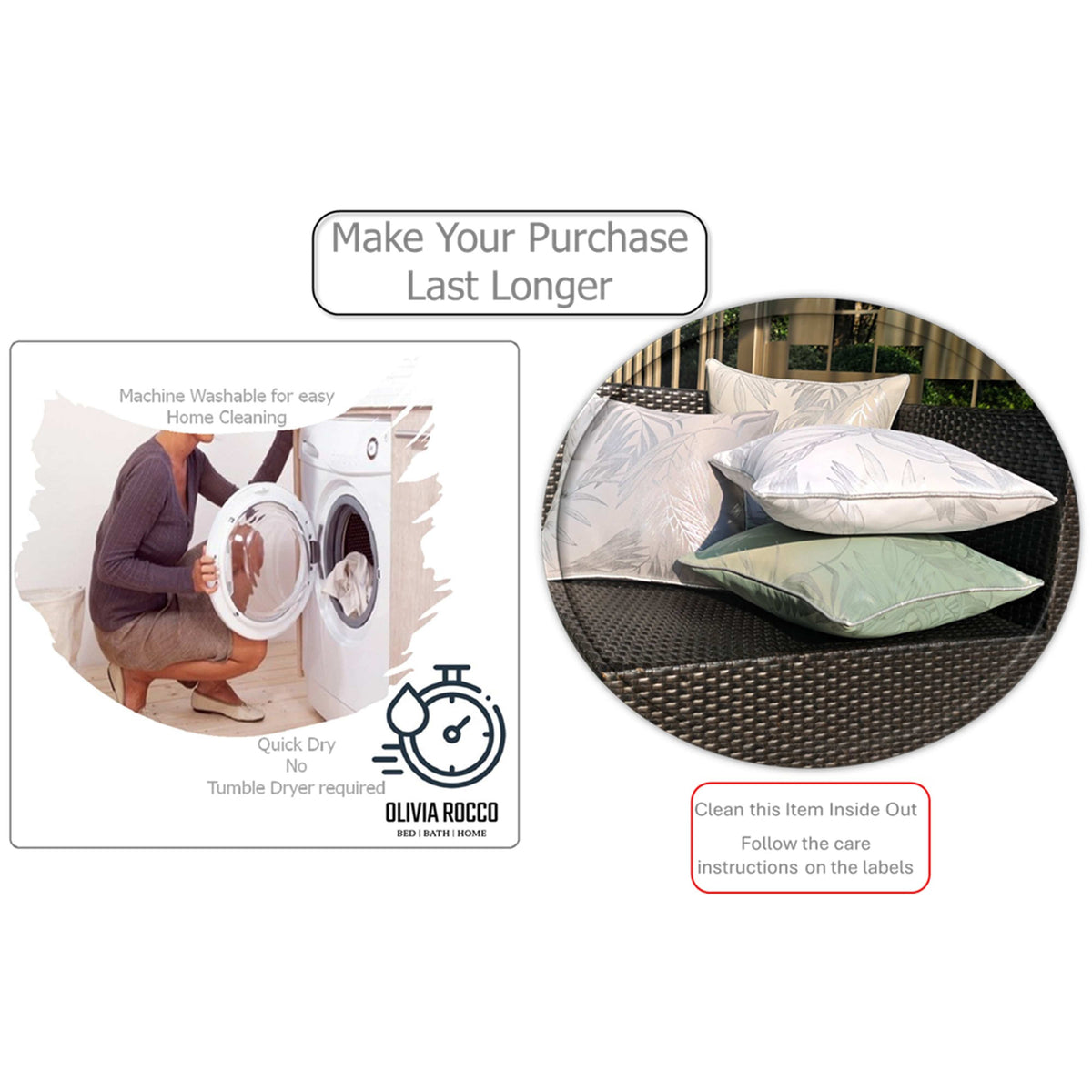 OLIVIA ROCCO Leaf Sparkle 2 Pack Cushion Covers Leaf Silver Modern Decorative Throw