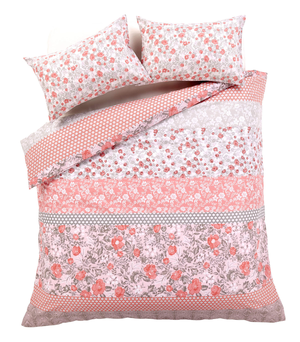 OLIVIA ROCCO Chelsea Floral Duvet Set Cotton-Rich Bedding In Single for Everyday Luxury Hotel-Style